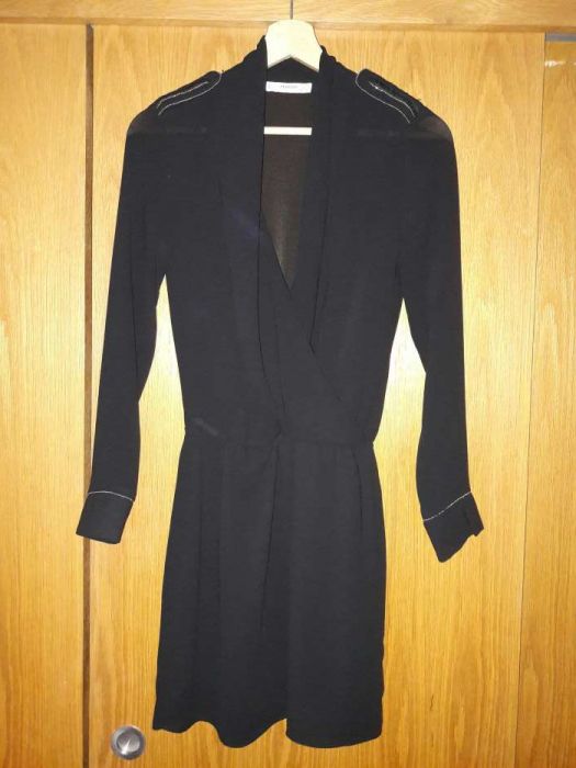 Vestido preto Mango tamanho Xs