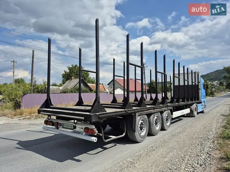 Продам лісовозний напіпричеп, обмін на ліс брус дошку