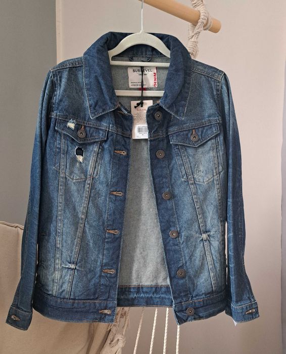 Okazja! Nowa! SUBLEVEL Denim Kurtka jeansowa XS (wg mnie S)