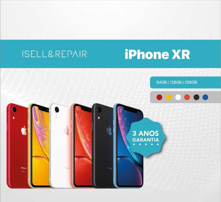 SEMI NOVO - iPhone XR - 64GB / 128GB / 256GB - 3 ANOS GARANTIA
