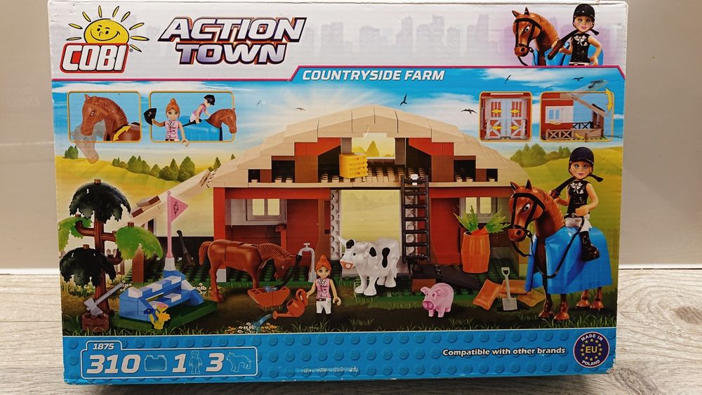 Cobi action town parecido lego novo