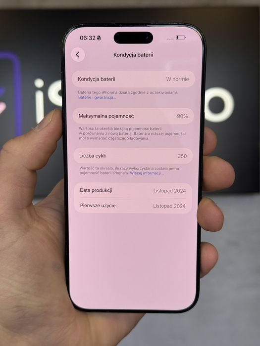RATY 0% iPhone 16 Pro Max 256GB BATERIA 90% GWARANCJA 12 miesiecy!!!