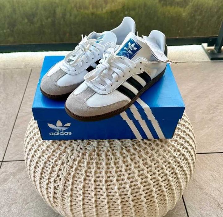 Adidas_SAMBA_OG_White ButyObuwie/SportoweModay Rozmiar.44