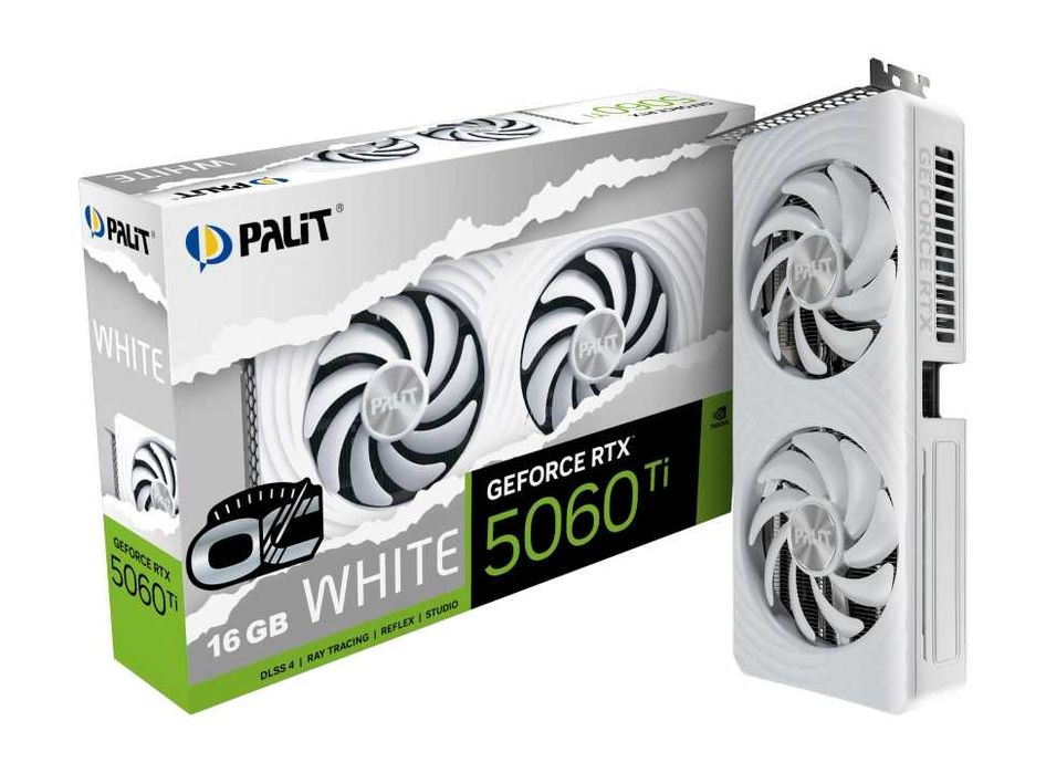 palit geforce rtx 5060 ti white oc 16gb