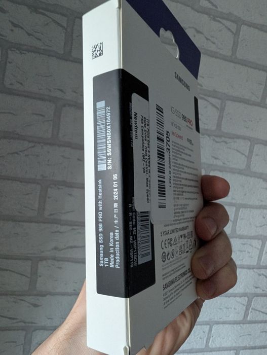 SSD накопичувач Samsung 980 PRO w/ Heatsink 1 TB (MZ-V8P1T0CW)