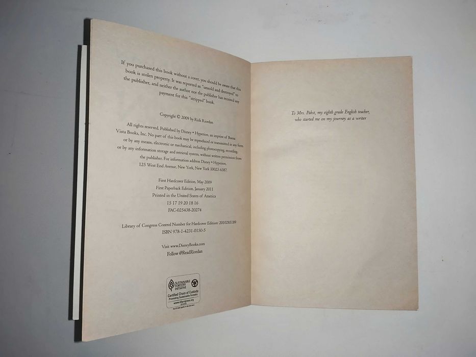 Livro Percy Jackson & the Olympians: The Last Olympian (Em Inglês)
