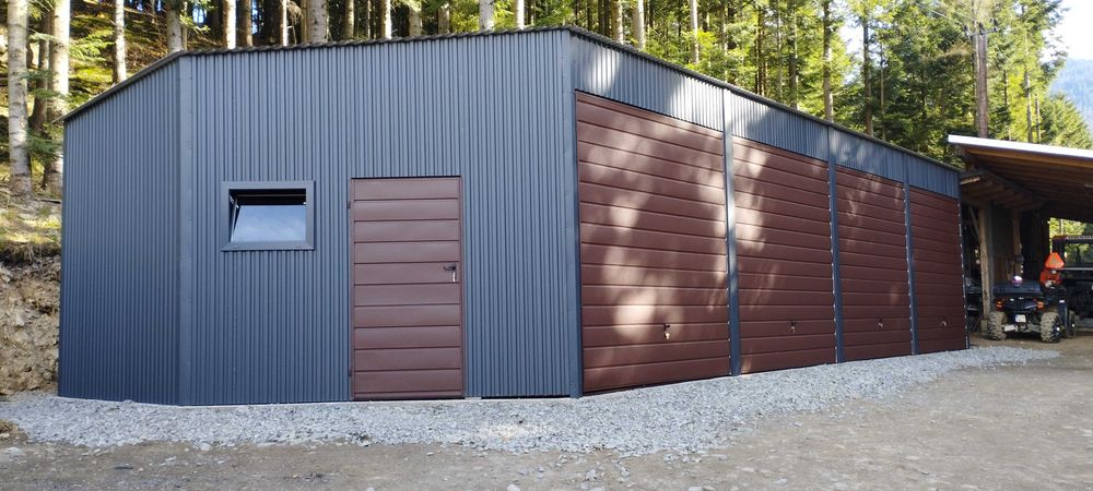 garaż blaszany hala magazyn wiata 15x6 x3.50 blaszaki garaże