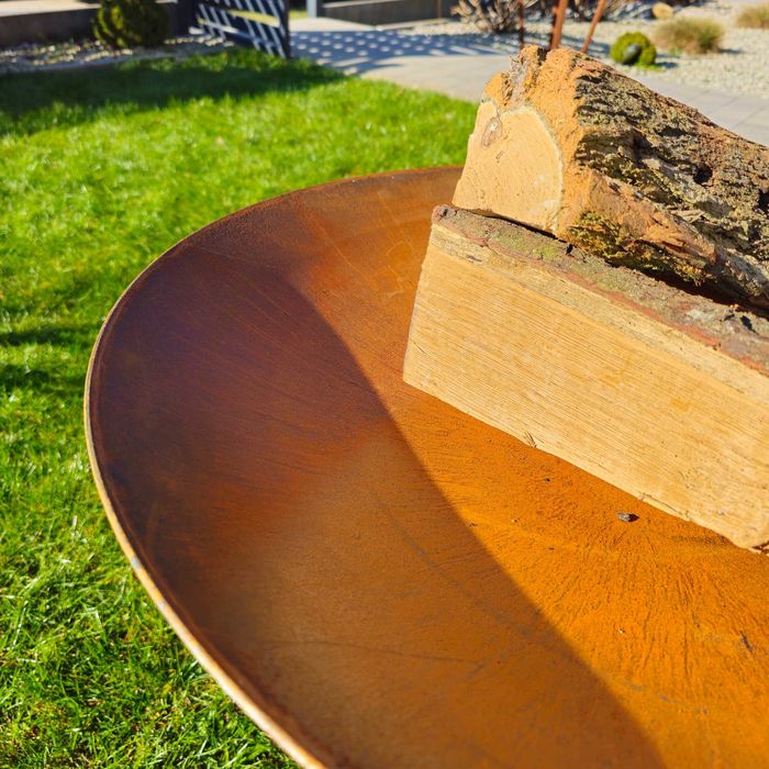 Palenisko ogrodowe Corten NA PREZENT 70/80 cm Stal 3 mm Grill Ognisko