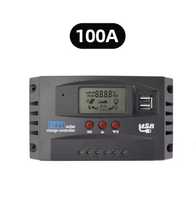 Солнечный контроллер заряда MPPT 100A 12V-24V | Контроллер заряда для солнечных батарей MPPT 100A (Новый)