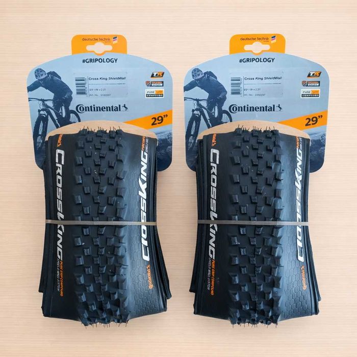 Pack 2 Pneus Continental Cross King 29x2.30 ShieldWall TLR Folding