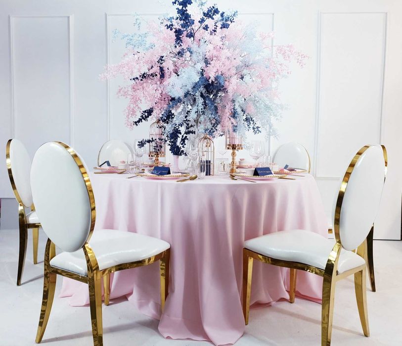 Wynajem krzesel Glamour Katowice krzesla biale Slask krzesla eventowe