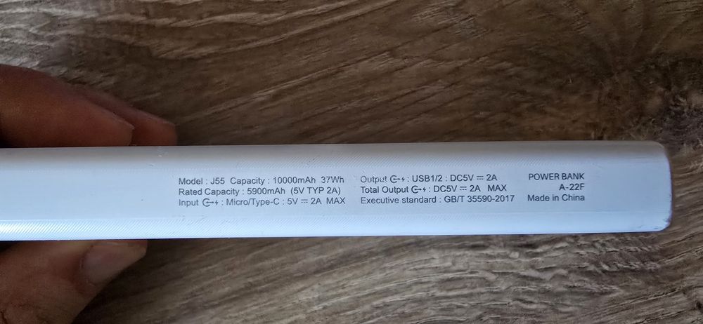 PowerBank hoco. 10000mAh