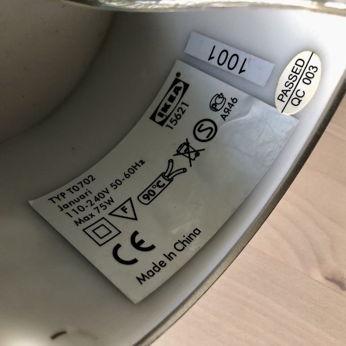 Oprawka do lampy sufitowej IKEA Skaftet