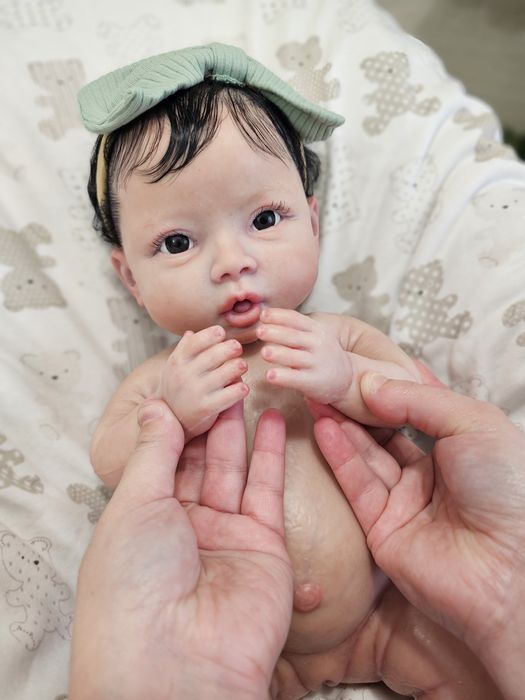 Bebé Reborn silicone, boneca reborn macia