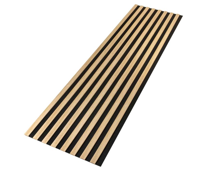 Lamele ścienne na czarnym filcu 260cm x 54 cm Dąb Wotan Sonoma i inne