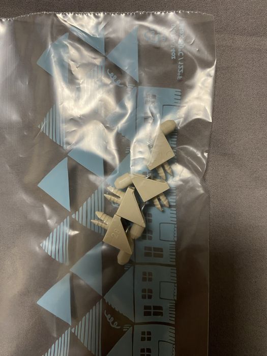 KOMPLEMENT Drążek, imitacja dębu bejcowanego na biało, 50x35 cm