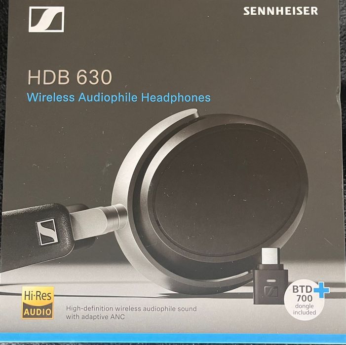 Sennheiser HDB 630 Słuchawki Wokółuszne, Bezprzewodowe Sennheiser. 
Sł
