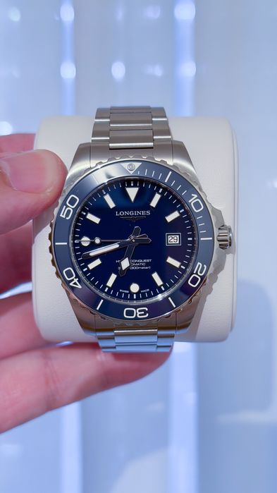 LONGINES HydroConquest NOVO MODELO - 42 mm - Automático - Full Set - Como Novo - de Maio 2026