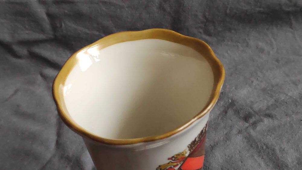 Stary wazonik porcelanowy ręcznie malowany Niemcy
