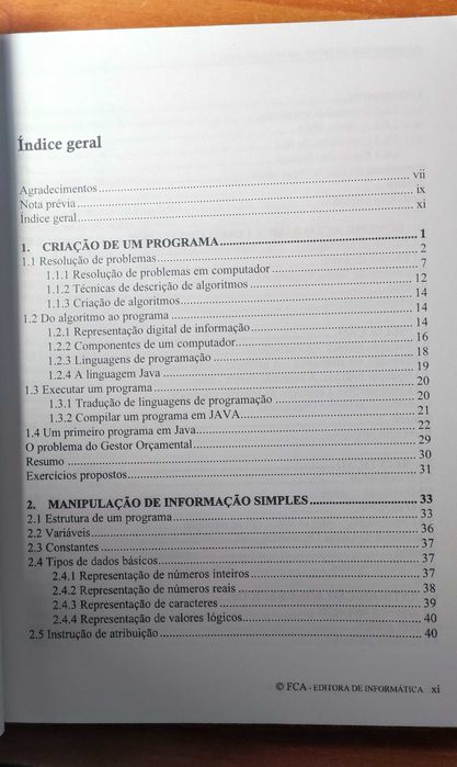 Livro "Fundamentos de programação em Java 2"