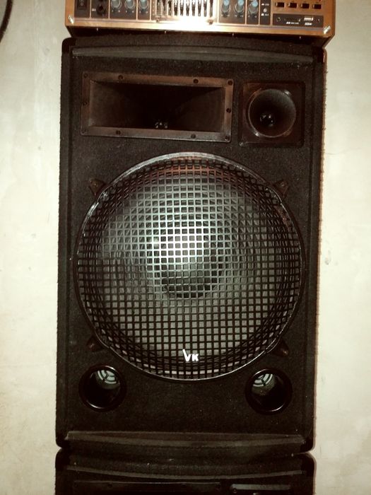 Wzmacniacz korektor USB bluetooth KA300 i. Głośniki kolumny vk