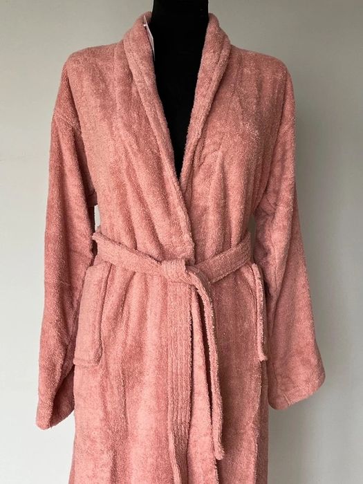 Szlafrok damski kąpielowy frotte -M/L