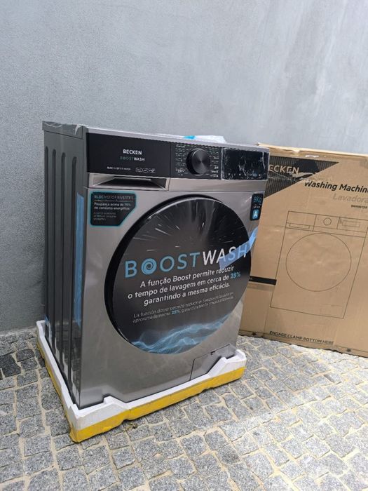 Máquina de Lavar Roupa BECKEN Boostwash BWM8812N