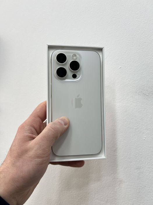 Apple iPhone 15 Pro 128GB Kolor: White Titanium |Gw12M|Sklep|Raty|