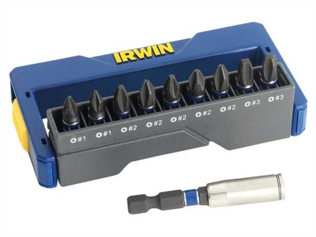 Набір біт Impact Pro Performance 25 мм PH з тримачем 10 шт, Irwin 1923419