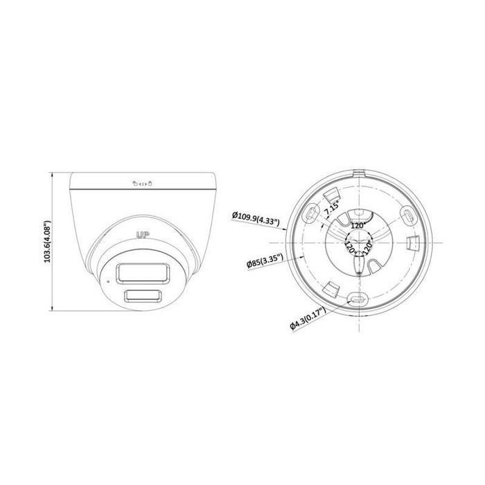 DS-2CD1321G2-LIU 2.8MM PL Hikvision kamera 2Mpx audio PoE IP67