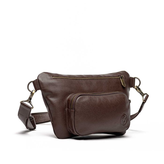 Бананка шкіряна / Поясная сумка из натуральной кожи VS016