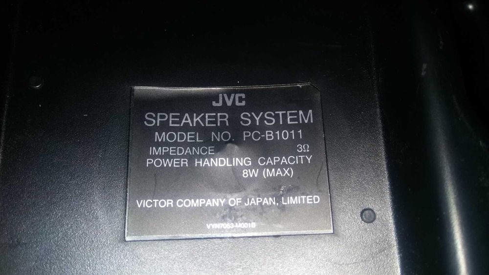 Акустична система від JVC  PC-B1011. 2шт.