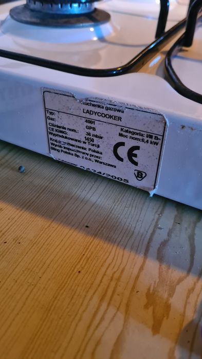 Kuchenka nastawna gazowa Ladycooker plus butla na gaz 11kg