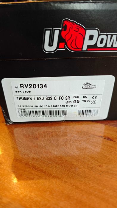 Buty robocze U-Power Thomas nr. 45 i 43