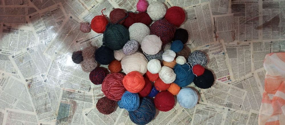 Вязальные клубки
