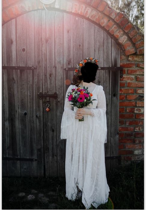 Suknia ślubna boho