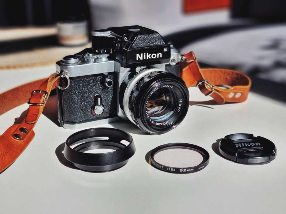 Nikon F2 + Nikkor 1:1,4 50mm - ŚWIETNY STAN