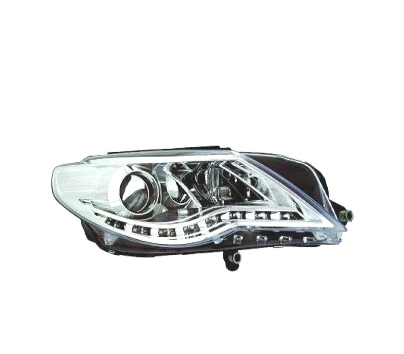 FARÓIS FRONTAIS PARA VOLKSWAGEN VW PASSAT CC 08-12 CROMO