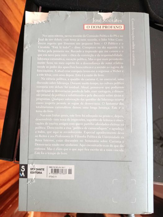 o Dom Profano, Considerações sobre o carisma, José Sócrates