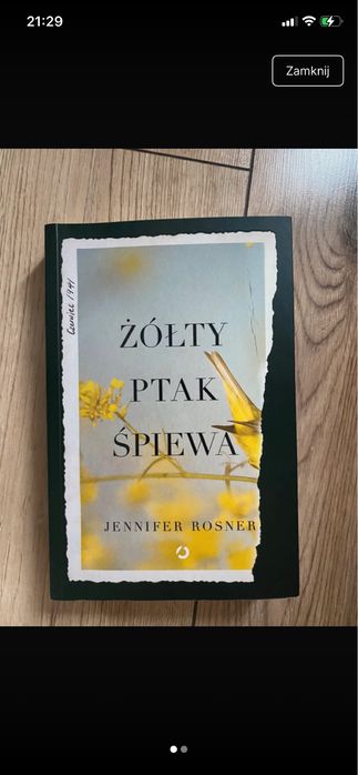 Żółty ptak śpiewa Jennifer Rosner