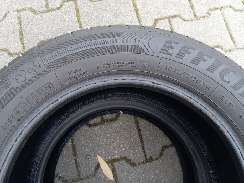 2szt lato Goodyear 165/70/14 81T gumy 6,5mm