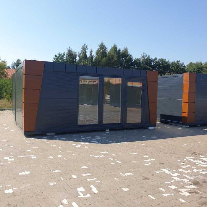 Pawilon  na ramie handlowy usługowy kontener biuro sklep biurowy