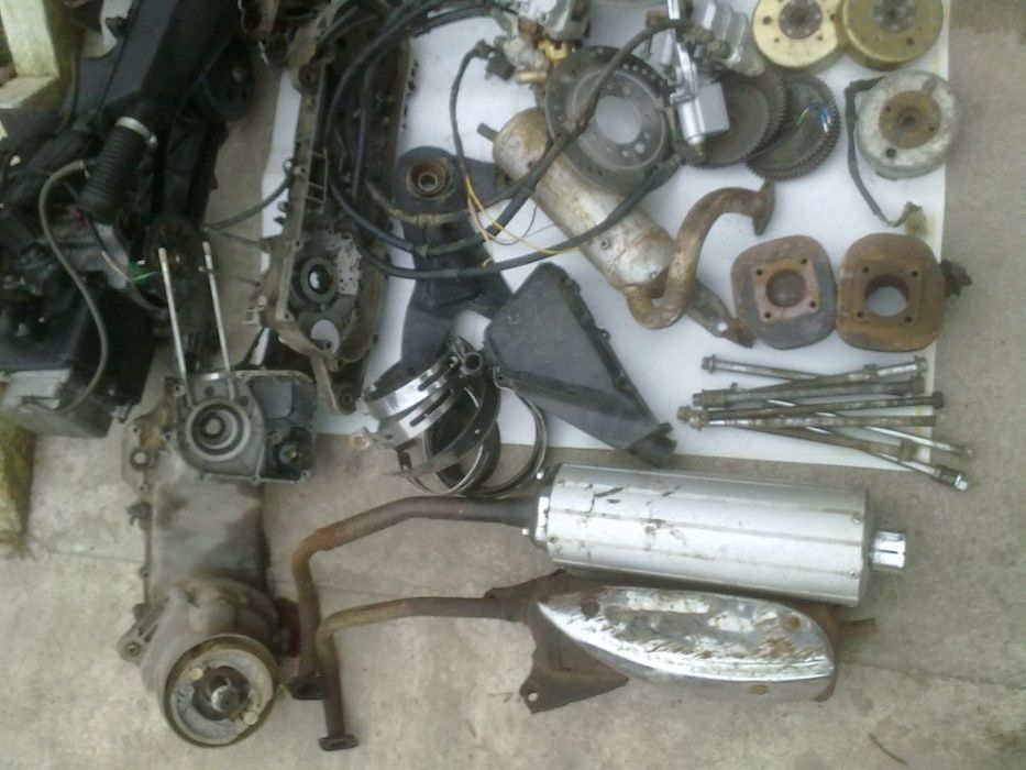 скутер 139 4-тактний мотор двигатель головка картер карбюратор