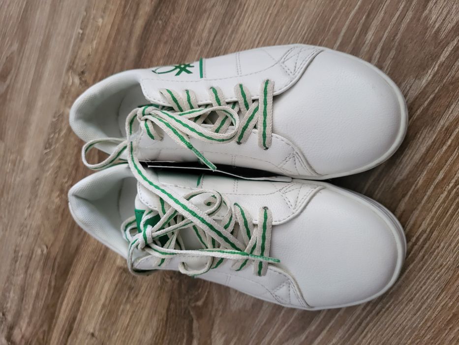 Nowe z metką Trampki Benetton 34
Trampki Benetton 
Rozmiar 34 
Wkładka