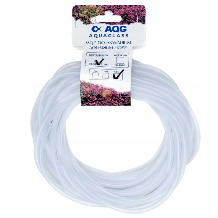 AquaGlass Air Tube Wężyk do akwarium 4/6mm - Długość 10 m