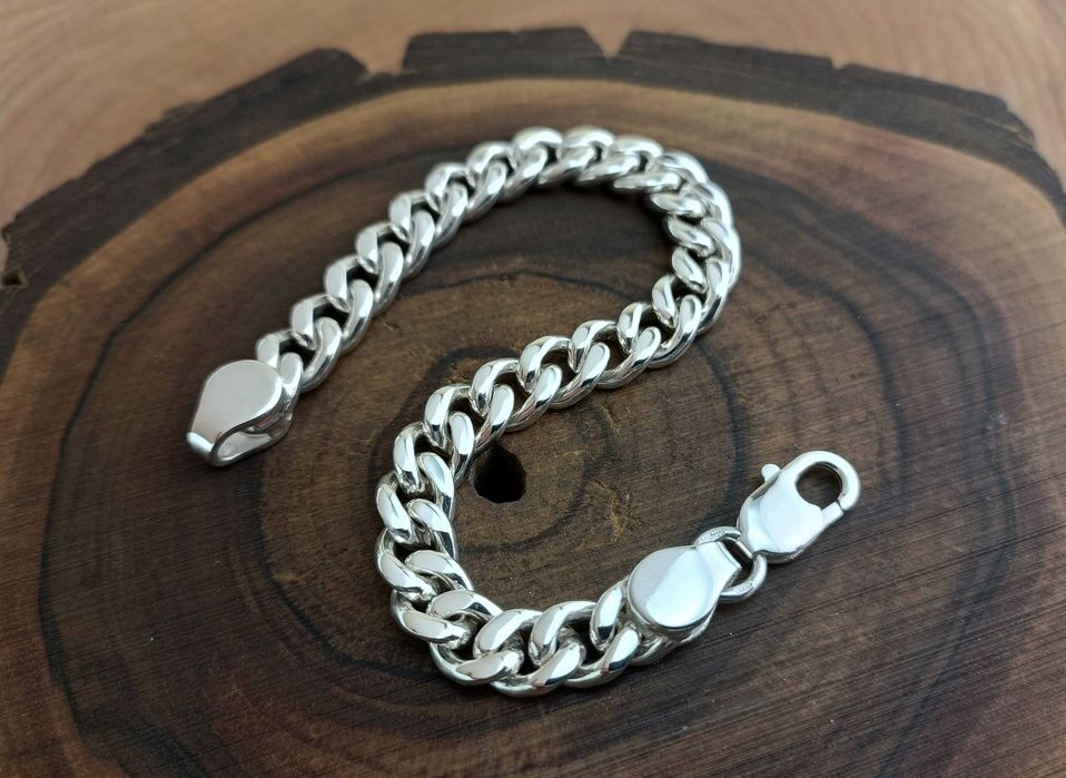 Серебряный браслет Панцирь, Панцирное. Срібний браслет Панцир Ланцюг