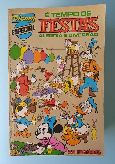 DISNEY ESPECIAL - Lote de revistas 1ª Edição Editora Abril (Brasil)