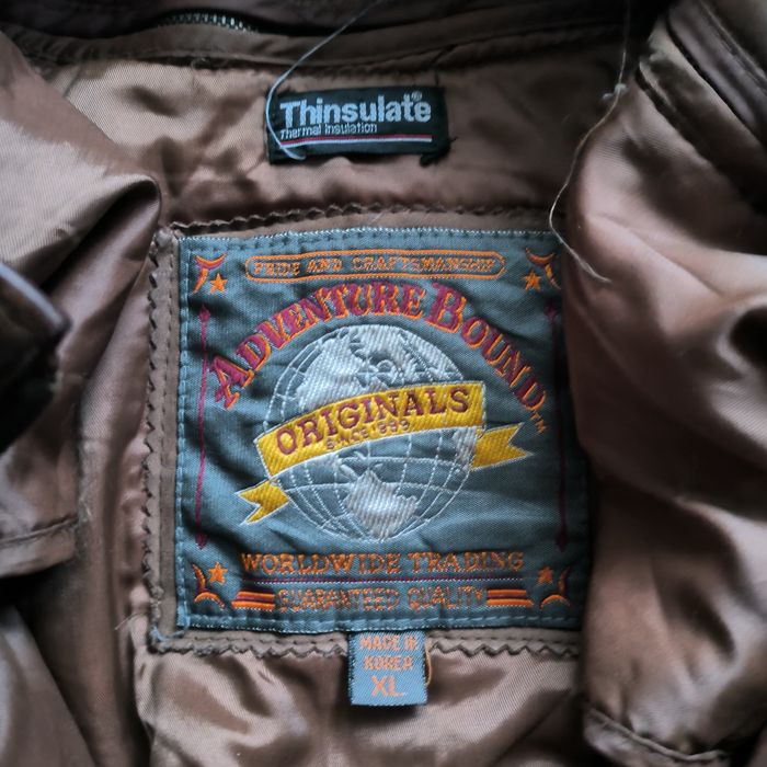 Шкіряний бомбер - Харінгтон