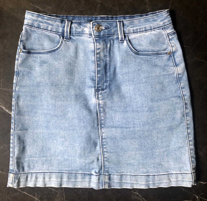 MISSGUIDED spódniczka mini jeansowa obcisła rozm. S 36 stan BDB