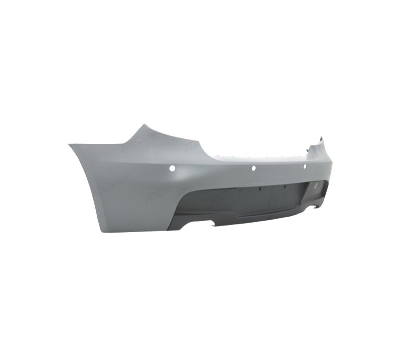 PARA-CHOQUES TRASEIRO BMW E81 E87 04-11 LOOK M PDC SAIDA DUPLA